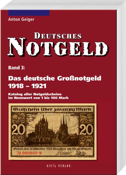 Das deutsche Großnotgeld 1918 – 1921 - Cover