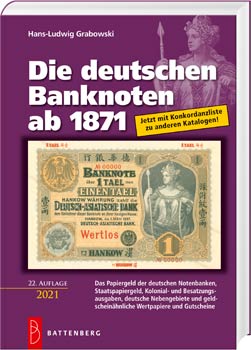 Die deutschen Banknoten ab 1871 - Cover