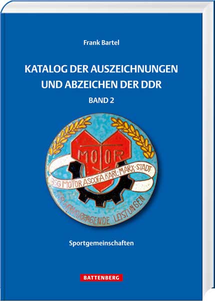 Katalog der Auszeichnungen und Abzeichen der DDR, Band 2 - Cover