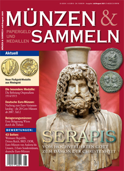 Münzen & Sammeln Ausgabe 07+08/2021 (Doppelausgabe) - Cover