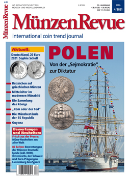 MünzenRevue Ausgabe 04/2021 - Cover