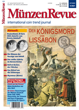 MünzenRevue Ausgabe 09/2021 - Cover